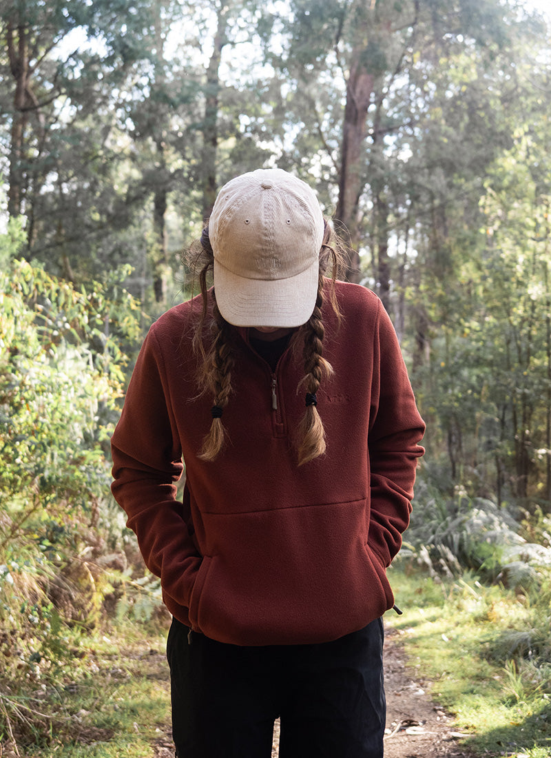 Sugarloaf Fleece Jumper - Terracotta