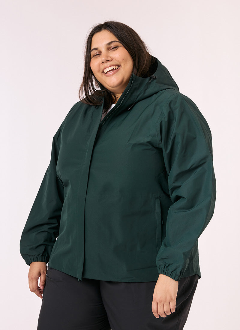 Elements Waterproof Jacket - Eucalyptus