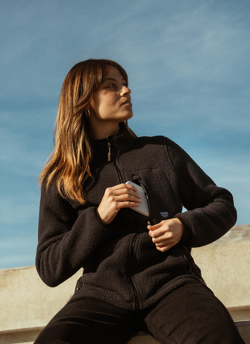 Flinders Fleece Jacket - Black