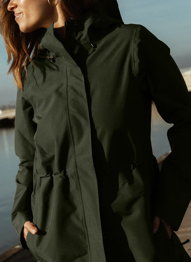 Overland Waterproof Jacket - Eucalyptus