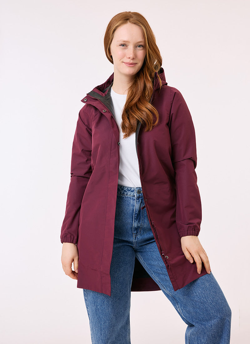 Refuge Waterproof Jacket - Mulberry