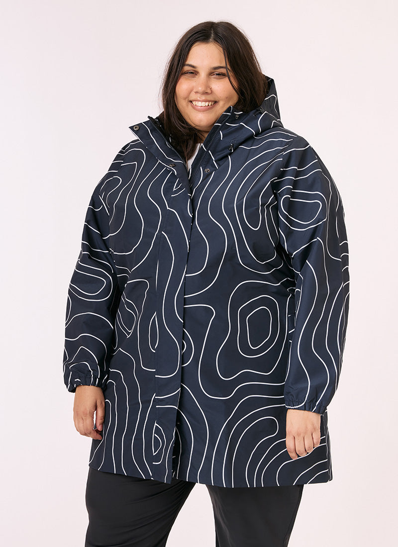 Refuge Waterproof Jacket - Topography