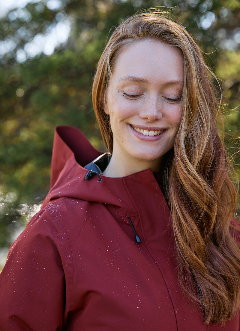 Refuge Waterproof Jacket - Terracotta