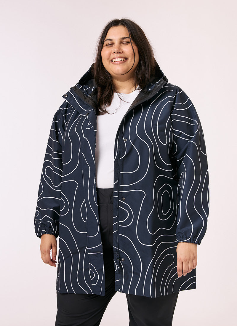 Refuge Waterproof Jacket - Topography