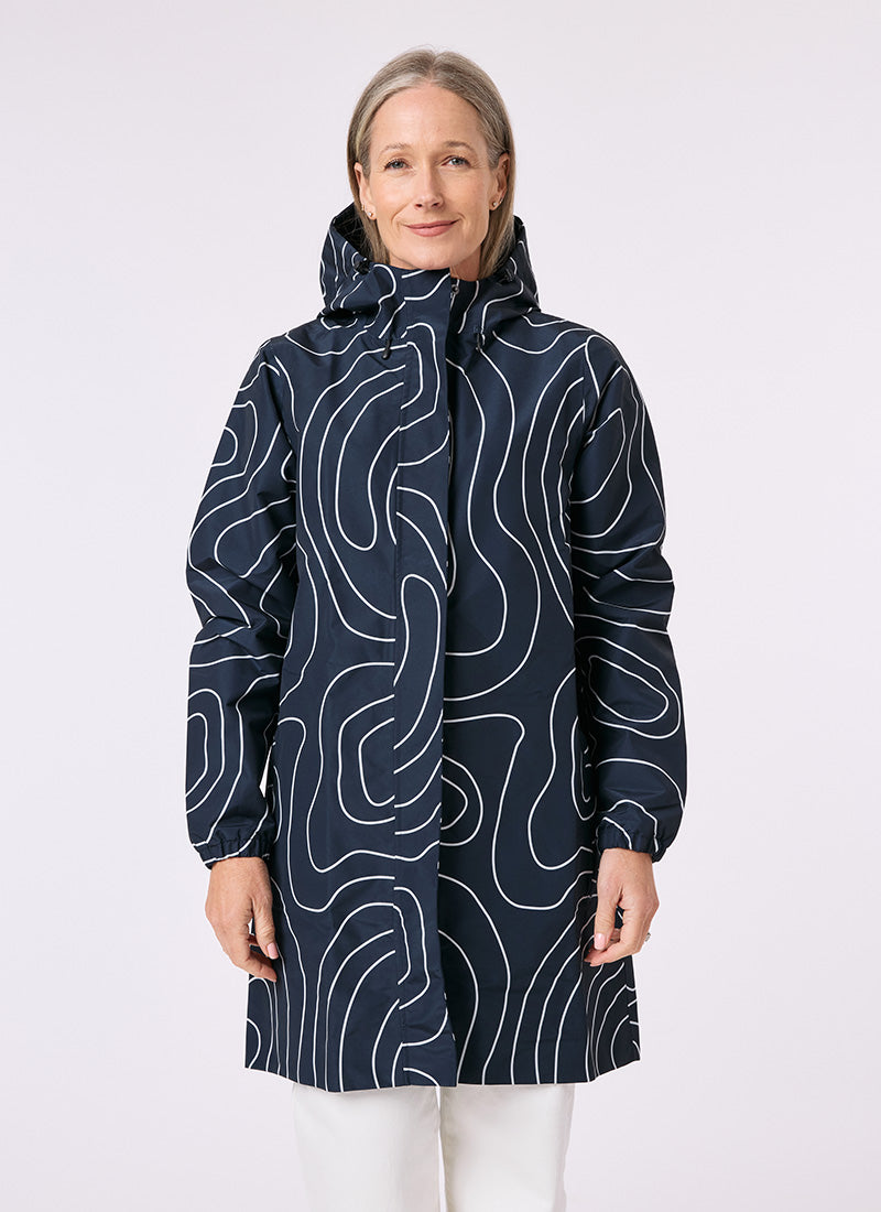 Refuge Waterproof Jacket - Topography