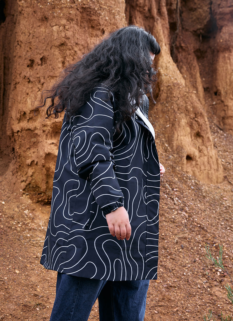 Refuge Waterproof Jacket - Topography