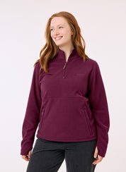 Sugarloaf Fleece Jumper - Mulberry